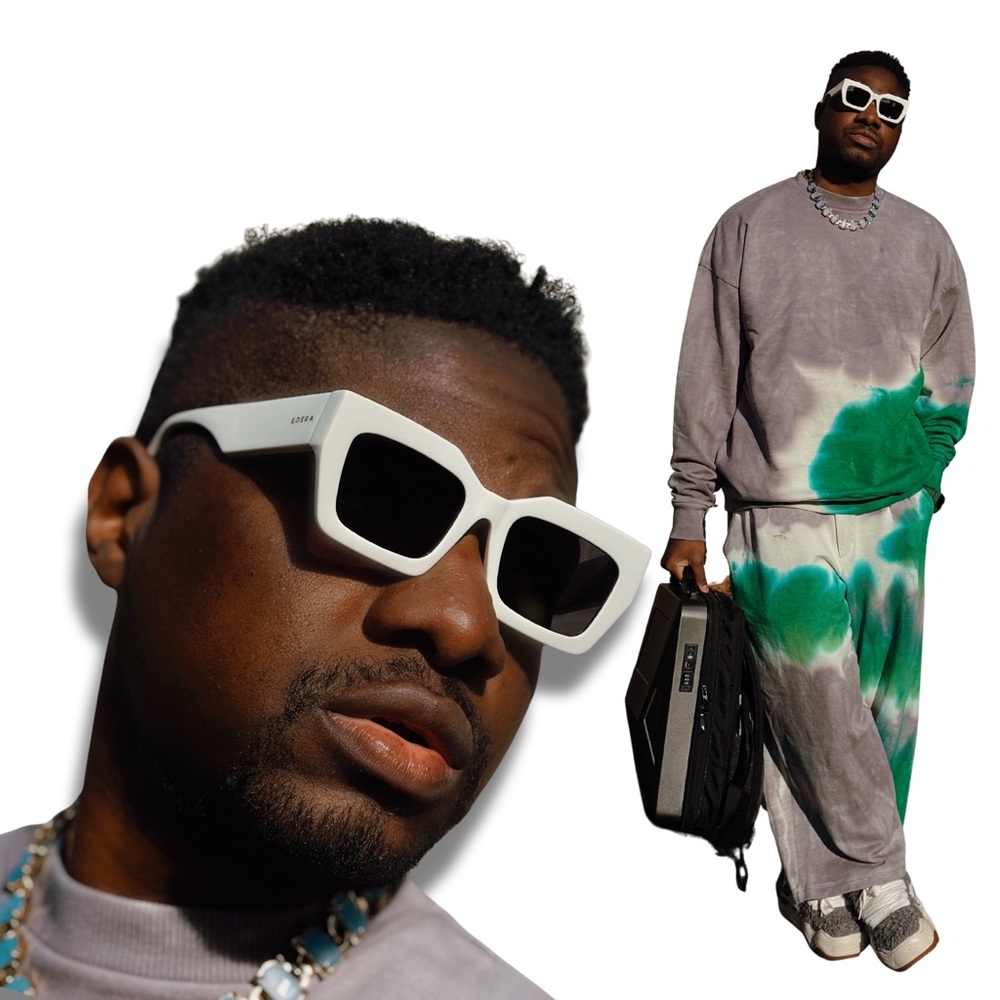 White Wide Sunglasses